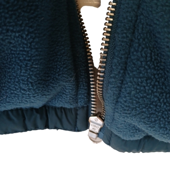 Old Navy Vest 2018 Puffer Zip Up Side Pockets Teal - Picture 9 of 10